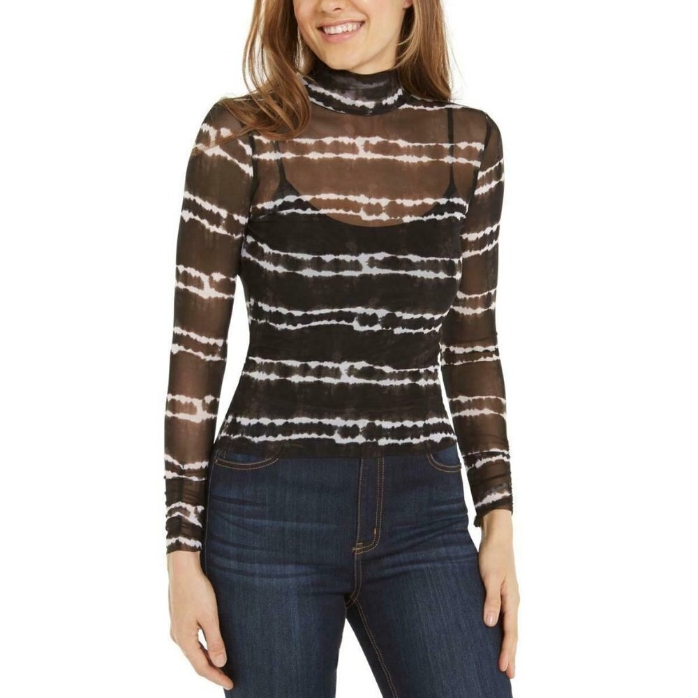 New Love Fire Womens Mock Neck Tee T-Shirt Top She